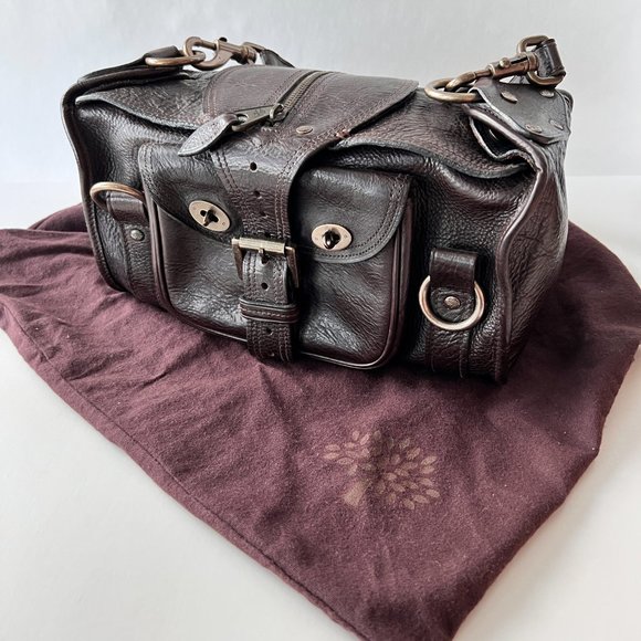 Mulberry Emmy Handbag - Darwin Dark Brown - Picture 6 of 14